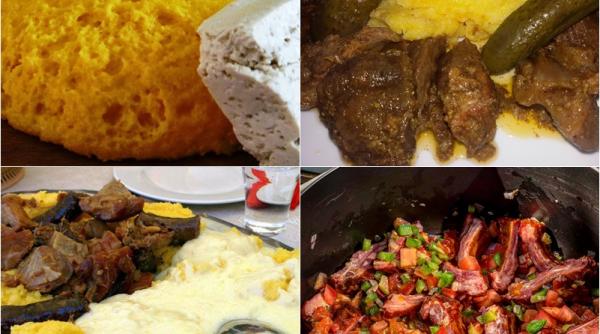 cum se face mamaliga taraneasca cu afumatura