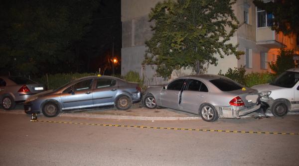 constanta urmarire cu focuri de arma suspectul a lovit patru masini si a fugit