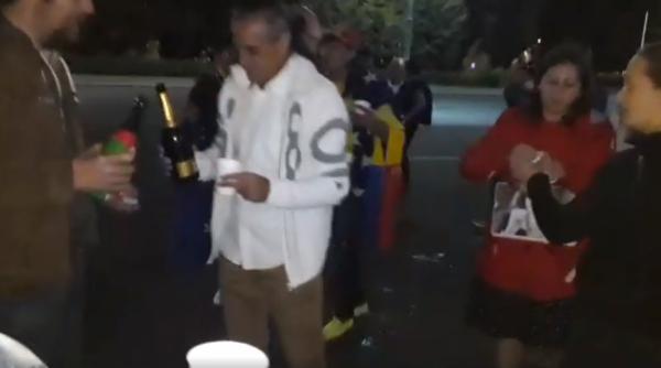 sampanie pentru kovesi  nebunie totala in piata victoriei