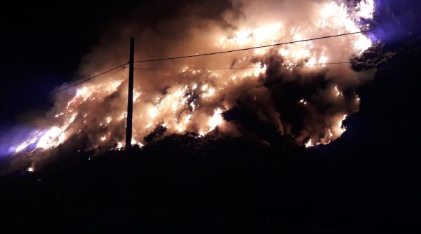 incendiu la groapa de gunoi din sighisoara avertizare ro alert emisa de autoritati