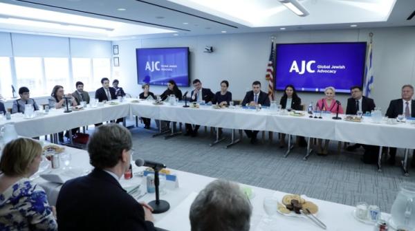 intrevederea premierului viorica dancila cu conducerea american jewish committee