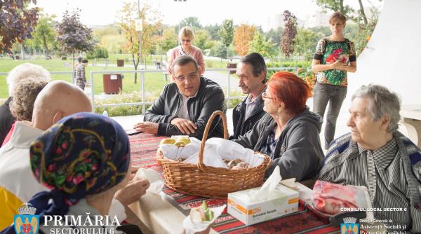 seniorii sectorului 6 la picnic in parcul drumul taberei