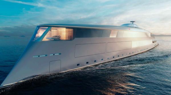 ecologic  primul superyacht alimentat cu hidrogen din lume
