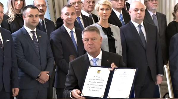 muzeului national de istorie a evreilor si al holocaustului klaus iohannis decret de infiintare
