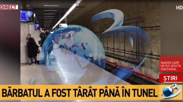 incident metrou barbat prins intre usi si tarat reactia metrorex