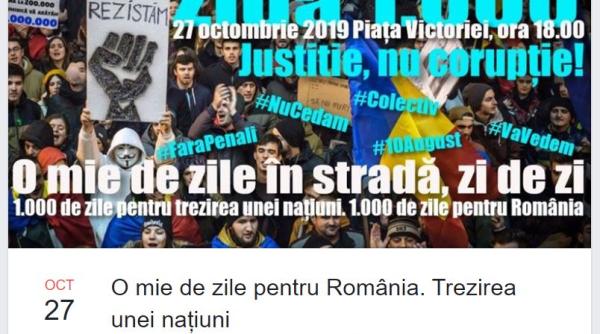in piata victoriei pe 27 octombrie 2019 nucedam neamtrezit neamunit