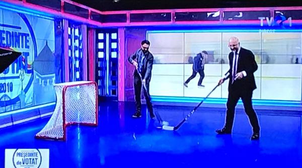 hunor provocat de cristache au jucat hochei in studioul tvr