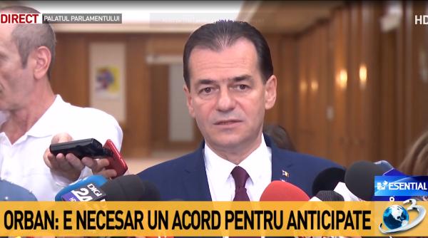 ludovic orban primele declaratii dupa negocieri