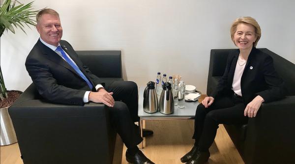 klaus iohannis discutie cu ursula von der leyen vrea o femeie pentru functia de comisar european