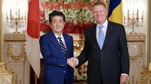 iohannis primit la tokyo de premierul japonez shinzo abe