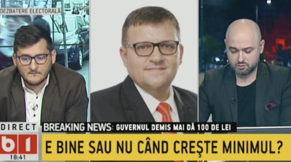 crestere salarii marius budai conflict la b1 tv daca ma jigniti nu mai continuam