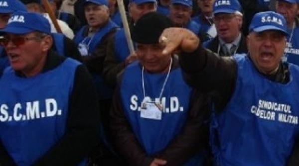 sindicat cadre militare disponibilizate protest revendicari privind legea salarizarii unitare si legea pensiilor