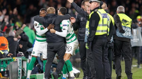 video viral un fan cade din tribune dupa golul victoriei celtic lazio 2 1