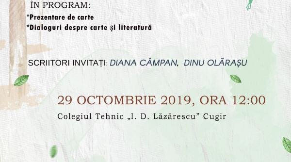 caravana literara scriitori in scoala la cugir