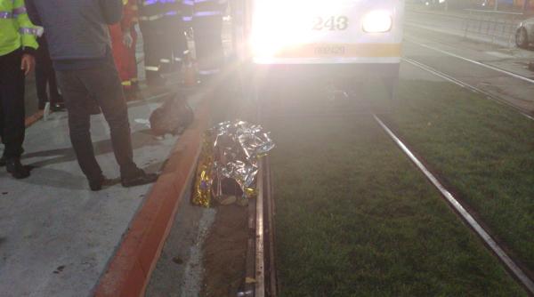 tanar accidentat mortal de un tramvai in capitala