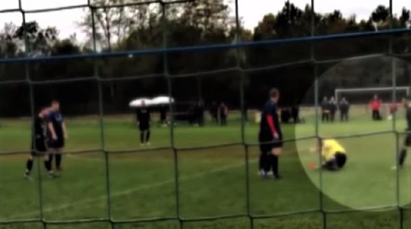 caz rar in fotbal o echipa a fost retrasa din campionat dupa atacarea unui arbitru
