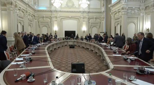 audiere bogdan auescu dezbaterea a fost sistata senatorii si deputatii au parasit sala