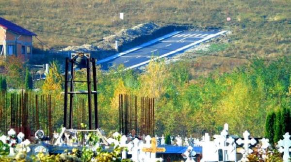 la piatra neamt o strada inaugurata recent se opreste in camp