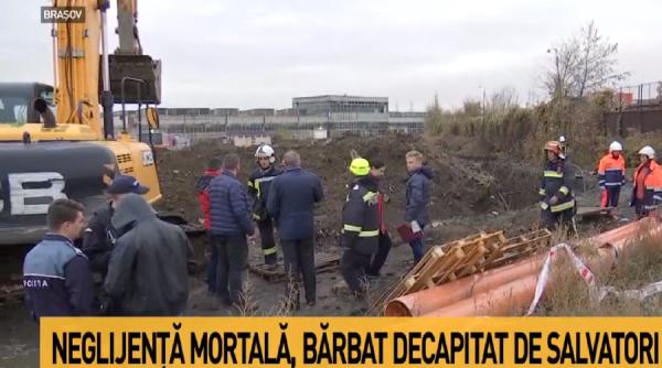 neglijenta mortala barbat decapitat de salvatori