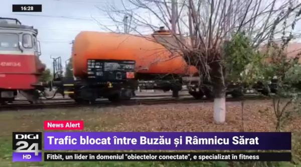 alerta in buzau dintr un vagon se scurge acid clorhidric
