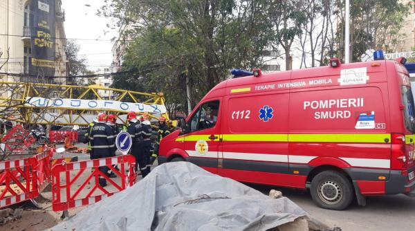 macara prabusita bucuresti starea soferului din masina zdrobita
