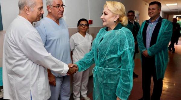 vizita vioricai dancila la sectia de neonatologie din focsani a respectat normele de siguranta