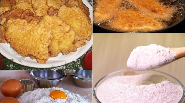 snitele de pui reteta preferata a romanilor cum se prepara