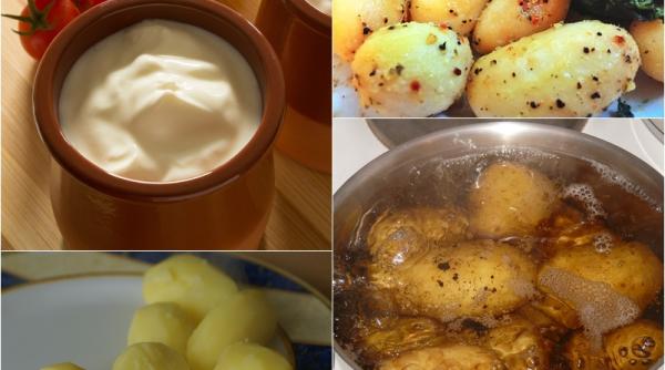 de ce sa pui smantana in apa in care fierbi cartofii