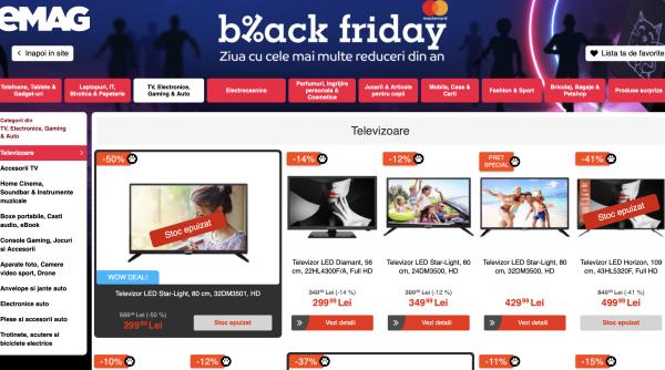a inceput black friday pe emag
