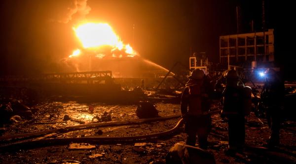 explozie la un depozit de munitii in ucraina  doi morti