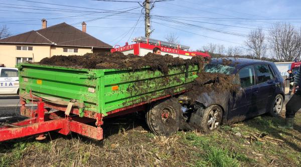 update trafic reluat pe dn 21 coliziune intre un autoturism si un tractor