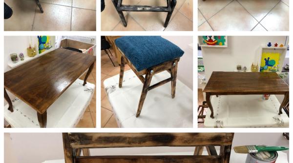 zeci de produse din deseuri reciclabile expuse spre vanzare in bucuresti