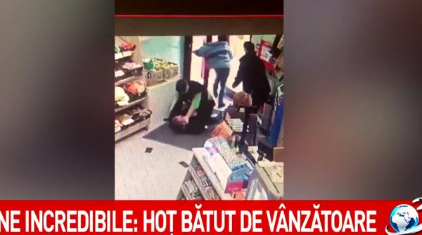 timisoara hot batut de vanzatoare scene incredibile in magazin