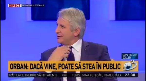 eugen teodorovici suspiciuni asupra unui jurnalist de la dezbaterea cu iohannis mihai gadea reactie nu mi se pare corect dati un nume