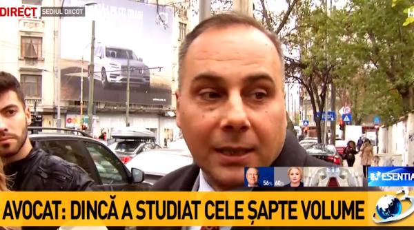 dinca si a acoperit fata cu un dosar la iesire din sediul diicot avocat acum am auzit
