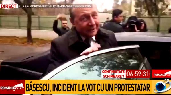 basescu fata in fata cu protestatarul ceausescu dialog incendiar
