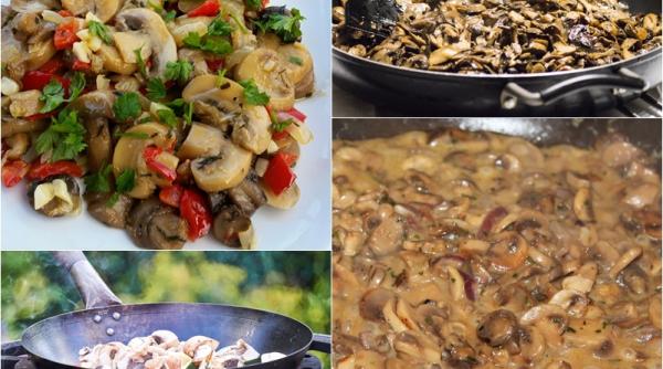 ciuperci la tigaie cu usturoi si ceapa reteta de post care se prepara extrem de usor nu trebuie sa ai experienta