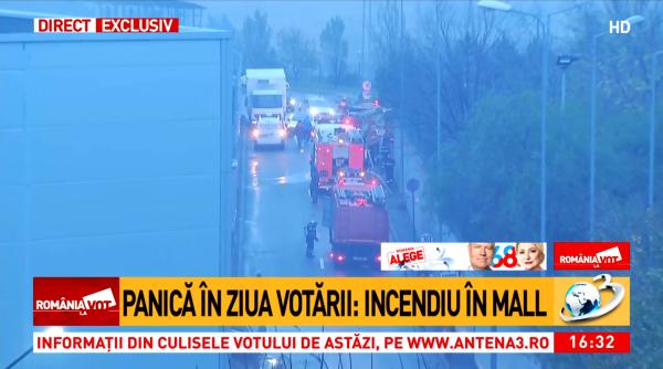 incendiu la un mall din capitala