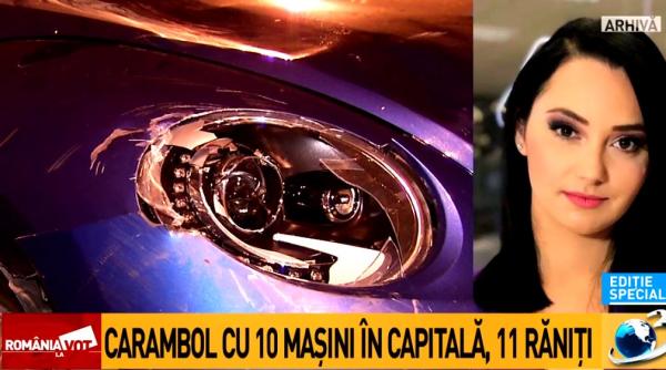 accident pe bulevardul ion mihalache 10 masini implicate interventie de urgenta