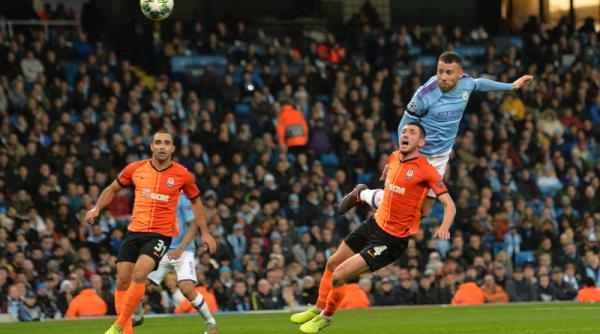 manchester city sahtior donetk 1 1 ucrainenii au reusit o remiza pe etihad