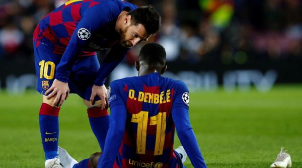 ousmane dembele a iesit in lacrimi de pe camp nou francezul s a accidentat din nou