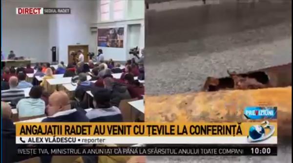 sedinta cu scantei la radet angajatii au venit cu tevile la intalnire