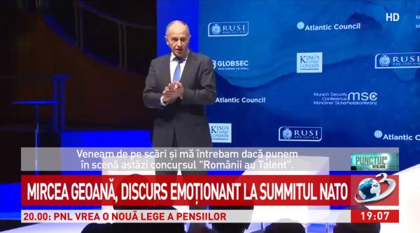 mircea geoana discurs la summitul nato
