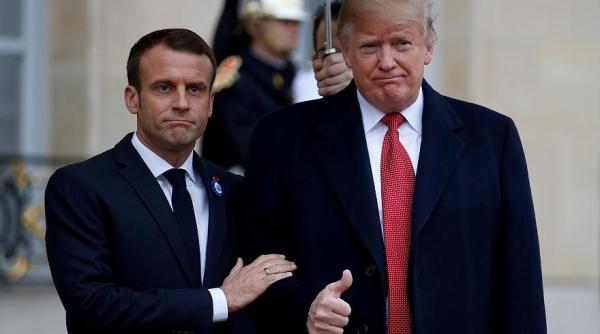 trump catre macron declaratie urata si insultatoare summit nato cu scantei