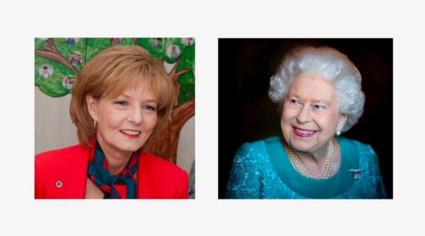 custodele coroanei margareta a romaniei in vizita la regina elisabeta a ii a a marii britanii
