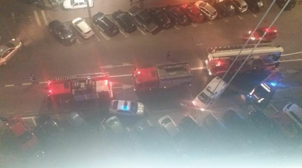 incendiu intr un bloc din bucuresti