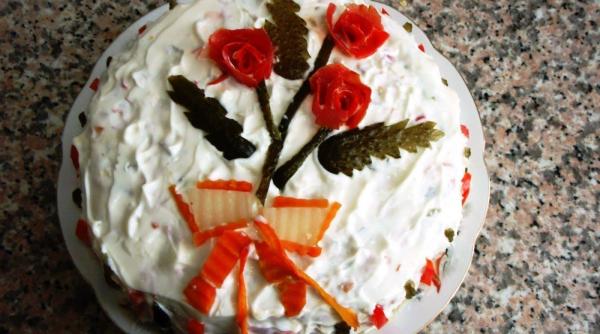 salata de post in straturi cea mai gustoasa si rapida mancare gust de neegalat