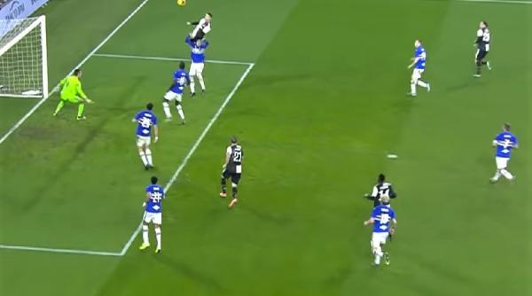 gol de senzatie ronaldo a sarit la o inaltime pentru care si un baschetbalist ar fi invidios