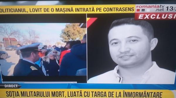 sotia caporalului mort lesin la inmormantare