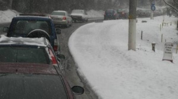 trafic paralizat pe dn 1 politistii dirijeaza circulatia